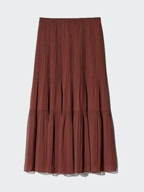 Uniqlo Chiffon Tiered Skirt